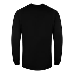 Cavalli Class grosses schwarzes Sweatshirt mit Tiger-Logo-Design
