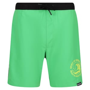 Regatta - "Bentham" Badeshorts für Herren (Grassgrün/Schwarz)