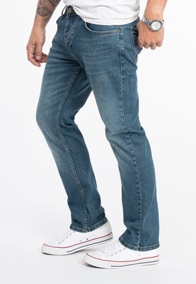 Rock Creek Jeans Straight Leg Blau