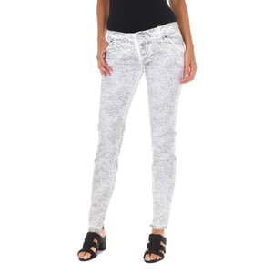 Lange Hose mit schmal geschnittenen Säumen 70DBF0585-R216 woman