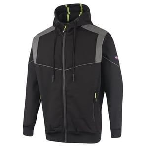 Lee Cooper - Kapuzenjacke Reflektierend für Herren (Schwarz)