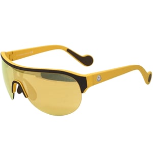 Moncler ML0049 50L OO Gelbe Sonnenbrille