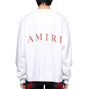 Weißes Sweatshirt mit Amiri MA-Logo