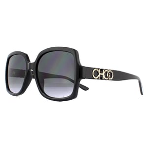 Jimmy Choo Square Womens Black Dark Grey Gradient Sonnenbrille