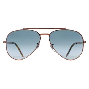 Ray-Ban Aviator Unisex poliert Rose Gold blau abgestuft RB3625 neu Aviator