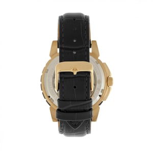 Reign Philippe Automatik Skelett-Lederarmbanduhr
