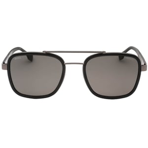 Hugo Boss graue Sonnenbrille mit polarisierten Glasern in dunklem Rutheniumgrau