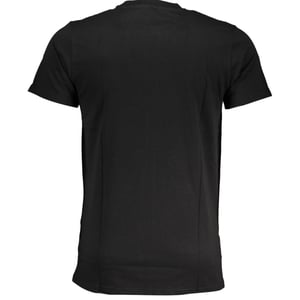 Cavalli Class Bold Weißes Logo Schwarzes T-Shirt