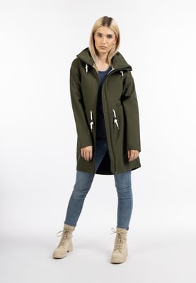 ICEBOUND Softshellmantel Damen Dunkeloliv