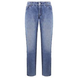 Emporio Armani Slim Fit Herren gewaschene Jeans