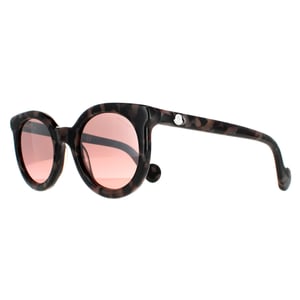 Moncler Runde Frauen gefärbt Havanna Bordeaux Spiegel ML0015
