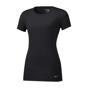 Mizuno Alpha Vent Womens Black T-Shirt