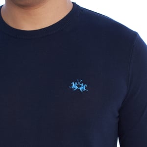 Regular Fit Rundhalspullover YMS010-XC008 Herren