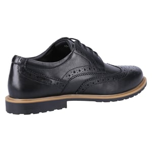 Hush Puppies - Mädchen Halbschuhe "Verity", Leder (Schwarz/Hellbraun)