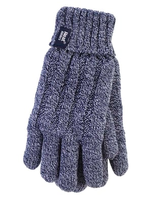 Heat Holders - Womens Cable Knit 2.3 tog Handschuhe für den Winter