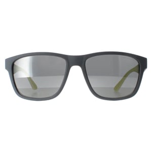 Armani Exchange AX4135S 81806G matt grau grau spiegeln silberne Sonnenbrille
