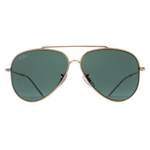 Ray-Ban Aviator Unisex Gold Grün RB0101S Zurück