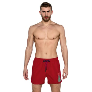 Kurzer Herren-Badeanzug mit Mesh-Futter MUHARBOURRED02