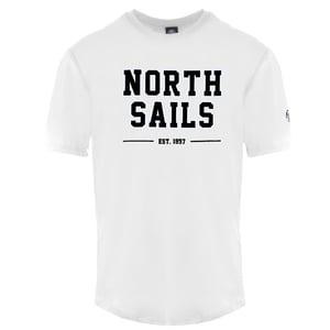 North Sails Est 1997 Weißes T-Shirt