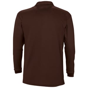 SOLS Winter II - Polo à manches longues - Homme (Chocolat)