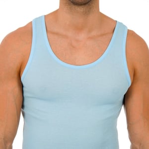 Klassisches breites Träger-T-Shirt 0980 Mann