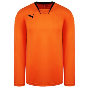 Puma V-Kon langhärme orange schwarzes fußballhemd 700386 08