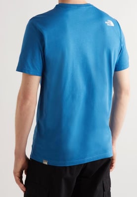 The North Face Mens SS einfache Kuppel T Shirt Bomber blau