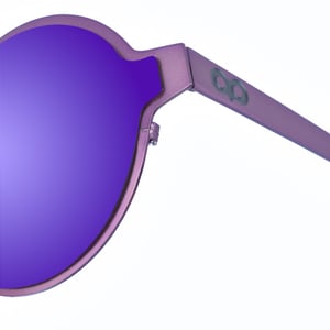 Unisex MARGARETTE Runde Form Metall-Sonnenbrille