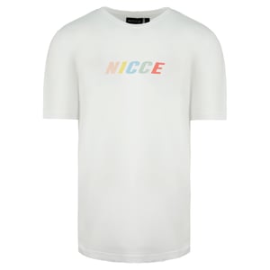 NICCE Kurzarm runden Hals weißer Männer Myriad T-Shirt 211 1 09 09 0002