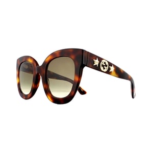 Gucci Sonnenbrille GG0208S 003 Havanna Braun Verlauf