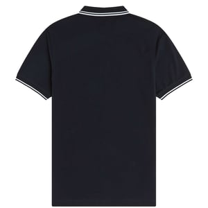 Herren Fred Perry M3600 Poloshirt mit zwei Spitzen in Navy