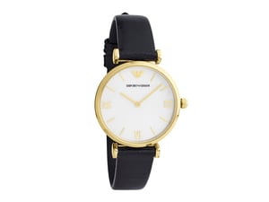 Emporio Armani AR1910 GP Perlmuttzifferblatt Schwarzes Armband
