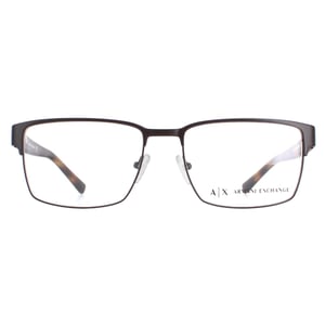 Armani Exchange Rectangle Herren Matt Braun Brille