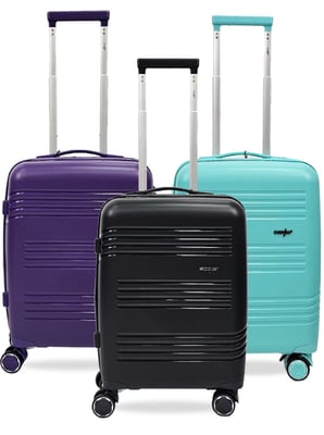 Hartschalen-Handgepäck mit 4 Rollen TSA-Reisetasche
