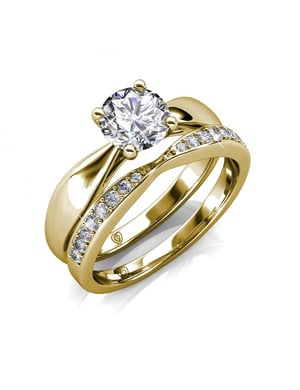 Prestige Ring - Gold und Kristall
