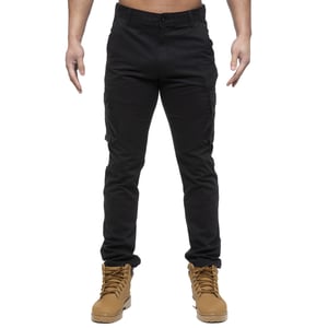 Enzo | Herren Cargo-Hose - Schwarz