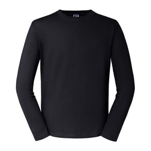 Russell Herren T-Shirt mit langen Ärmeln (Schwarz)
