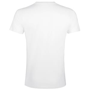 SOLS Herren Imperial Slim Fit T-Shirt mit kurzen Ärmeln (Weiß)