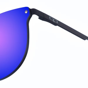 Unisex Neue Geri Oval geformte Nylon Sonnenbrille