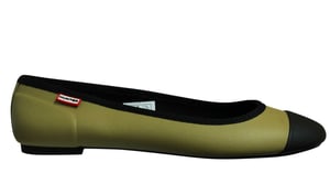 Hunter Original Ballett Damen Olivenschuhe