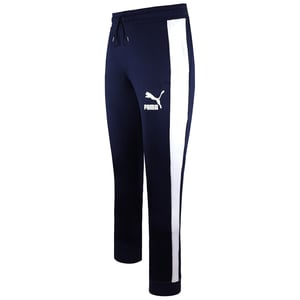 Puma ikonische T7 -Herren Navy Blue Track Hosen