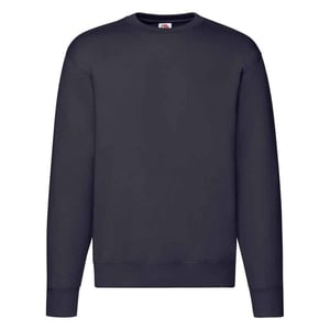 Fruit of the Loom - "Premium" Sweatshirt Überschnittene Schulter für Herren (Marineblau)