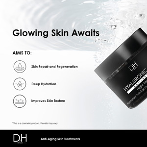 Dr H Hyaluronsäure Anti-Aging Feuchtigkeitscreme für die Nacht 60ml