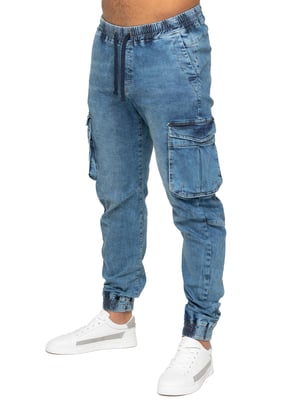Enzo | Herren Cargo-Jogger-Jeans