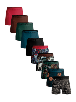 Muchachomalo Herren Boxershorts – 10 Stück – Herren Unterhosen