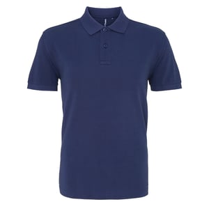 Asquith & Fox Herren-Poloshirt mit kurzen Ärmeln (Denim)
