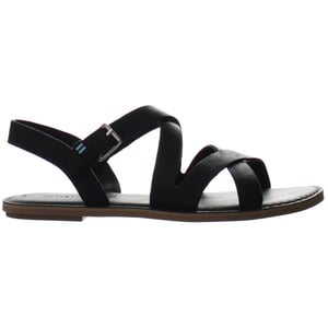 Toms Sizilien schwarze Frauen Sandalen