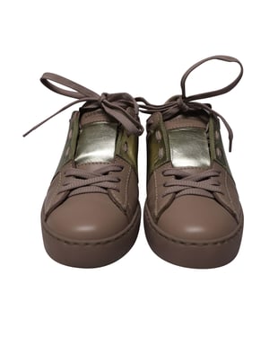 Valentino Garavani Open for a Change Sneakers aus Kalbsleder in Altrosa