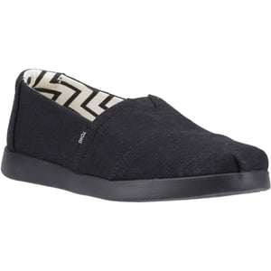 TOMS Alpargata Plus Damen Jute Espadrilles in Schwarz/Schwarz