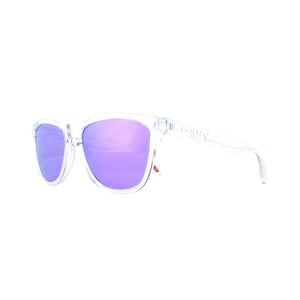 Oakley Square Unisex poliert klar Prizm violett Sonnenbrille